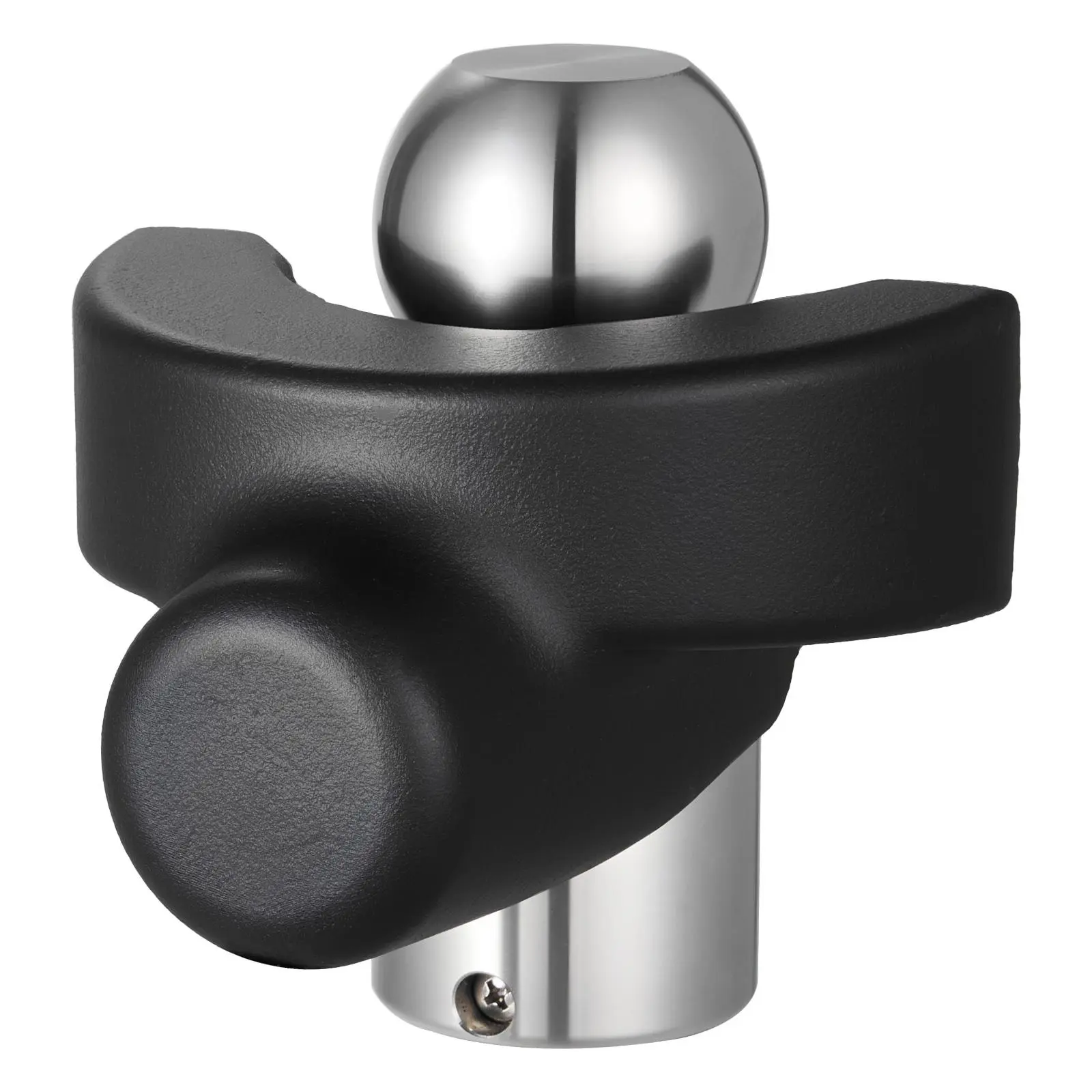 Heavy-Duty Carbon Steel Trailer Hitch Lock, Universal Anti-Theft Coupler Lock for 2-5/16 in Ball, Pry-Resistant Trailer Security for RVs and Boats, Ball Lock