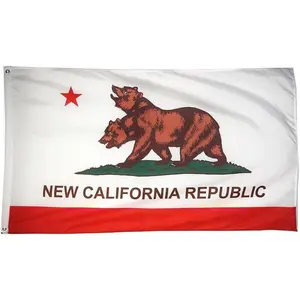 60in x 40in   tapestry DANF FLAG New California Republic Flag Banner 3ftx5ft Polyester   poster  home decor banner wall art bedroom