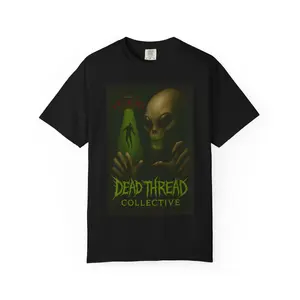 Taken by the Void Alien Graphic Tee, Dead Thread Collective, Retro Style T-Shirt, Unisex Apparel, Gift for Sci-Fi Lovers, Streetwear