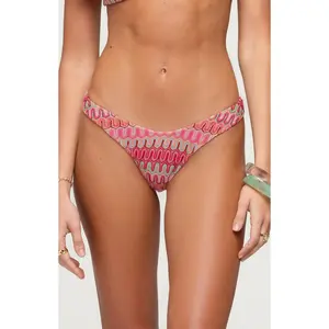 Edikted Women's Livy Zigzag Crochet Bikini Bottom