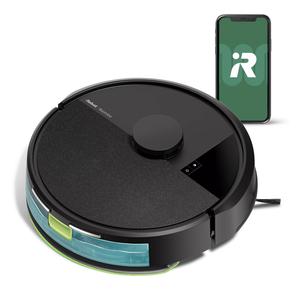 Roomba® 105 Combo Robot Vacuum & Mop – 70X Suction, 2x Deeper Scrubbing, ClearView™ LiDAR Navigation with Auto Carpet Detection for Effortless 4-Stage Everyday Cleaning, Compact Charge-Only Dock