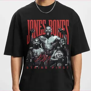 Vintage 90s Graphic Style Bones Jones T-Shirt - Jon Jones Sweatshirt - American Professional Boxer Tee For Man and Woman Unisex T-Shirt