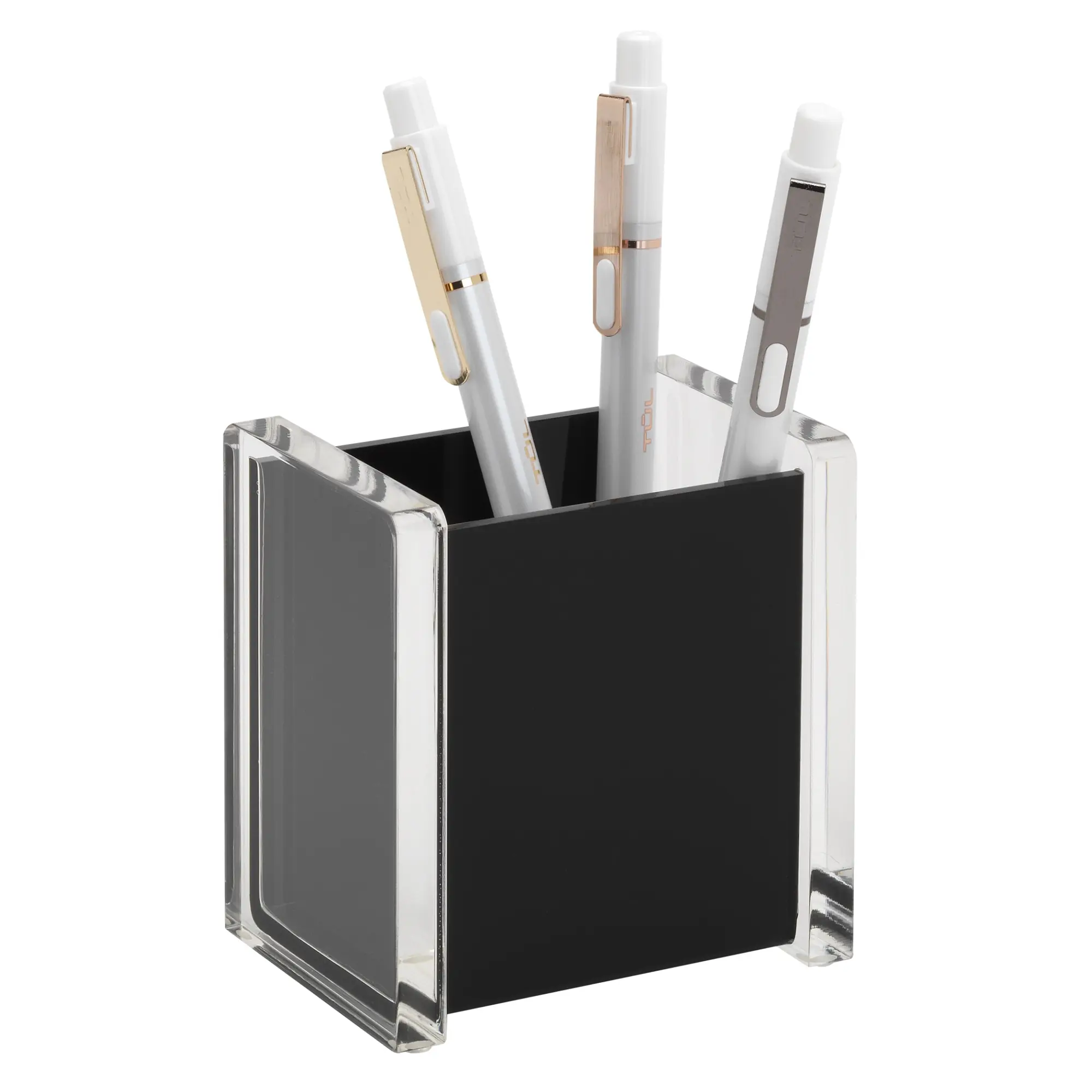 Realspace® Black Acrylic Pencil Cup