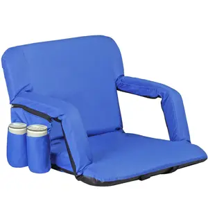 SEGAWE Stadium Seats Chairs for Bleachers or Benches - 6 Reclining Positions Blue (1)