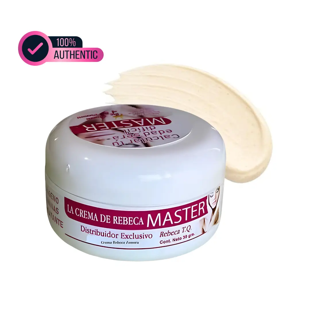 VIRAL! Crema Rebeca Master Facial Cream for Dark Spots, Acne and more - Acondicionada con Colageno - Extra Hydrating,  Moisturizer Skincare Net Wt. 2 Oz - La Original
