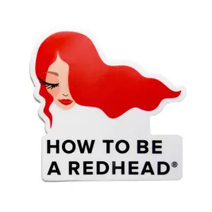 How to be a Redhead Sticker
