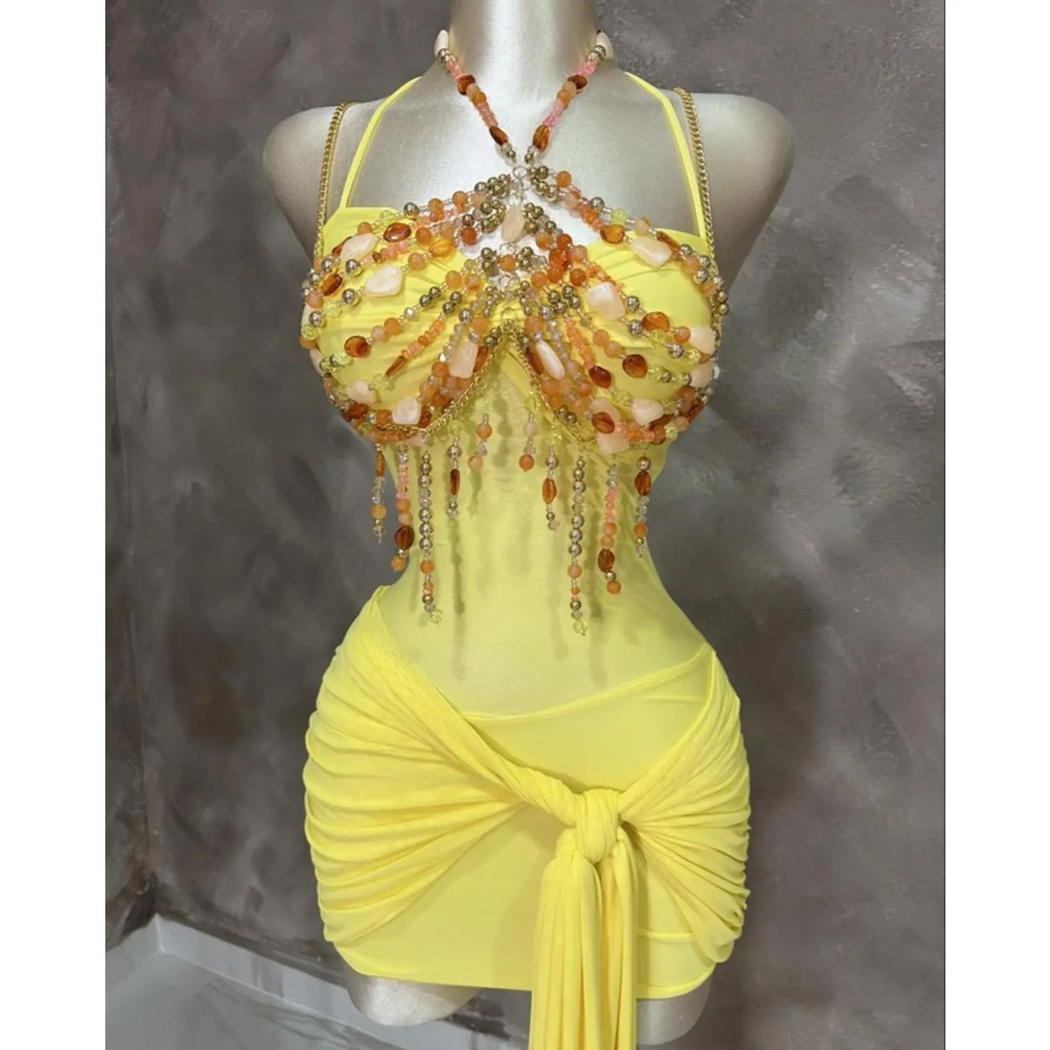Festival Beaded Top
