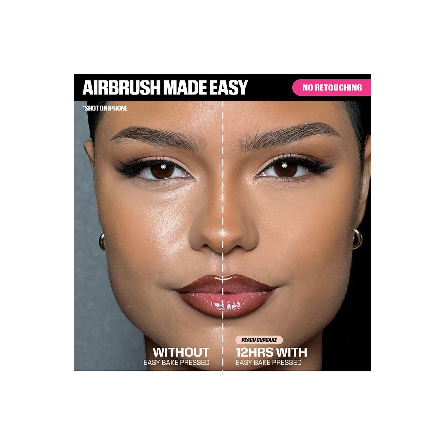 Huda Beauty Easy Bake Pressed Powder in Sugar Cookie Powder Sugar Cookie