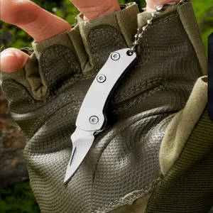 Multifunctional Keychain Folding Knife, Compact and Portable Pocket Knife, Edc Tool, Creative and Practical Keychain Accessory Gift, Outdoor Camping Fishing
