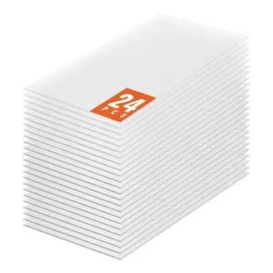 VEVOR 12 Pack Polycarbonate Greenhouse Panels, 2' X 4' X 0.24'' Roof Panels Sheets, Waterproof UV Protected Corrugated Plastic Roofing, Impact Resistance Clear Roofing Sheets for Greenhouse/GardenVEVOR Super Brand Day