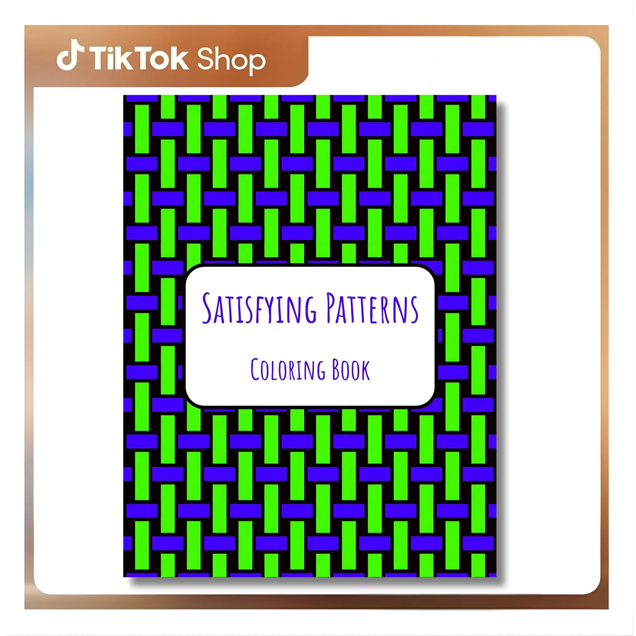 Thick Line Coloring Book - Paperback with Waves, Puzzles, Hexagons, Hearts, Simple Geometric Patterns, Relaxation Book for Adults (Painting & Design Literature)