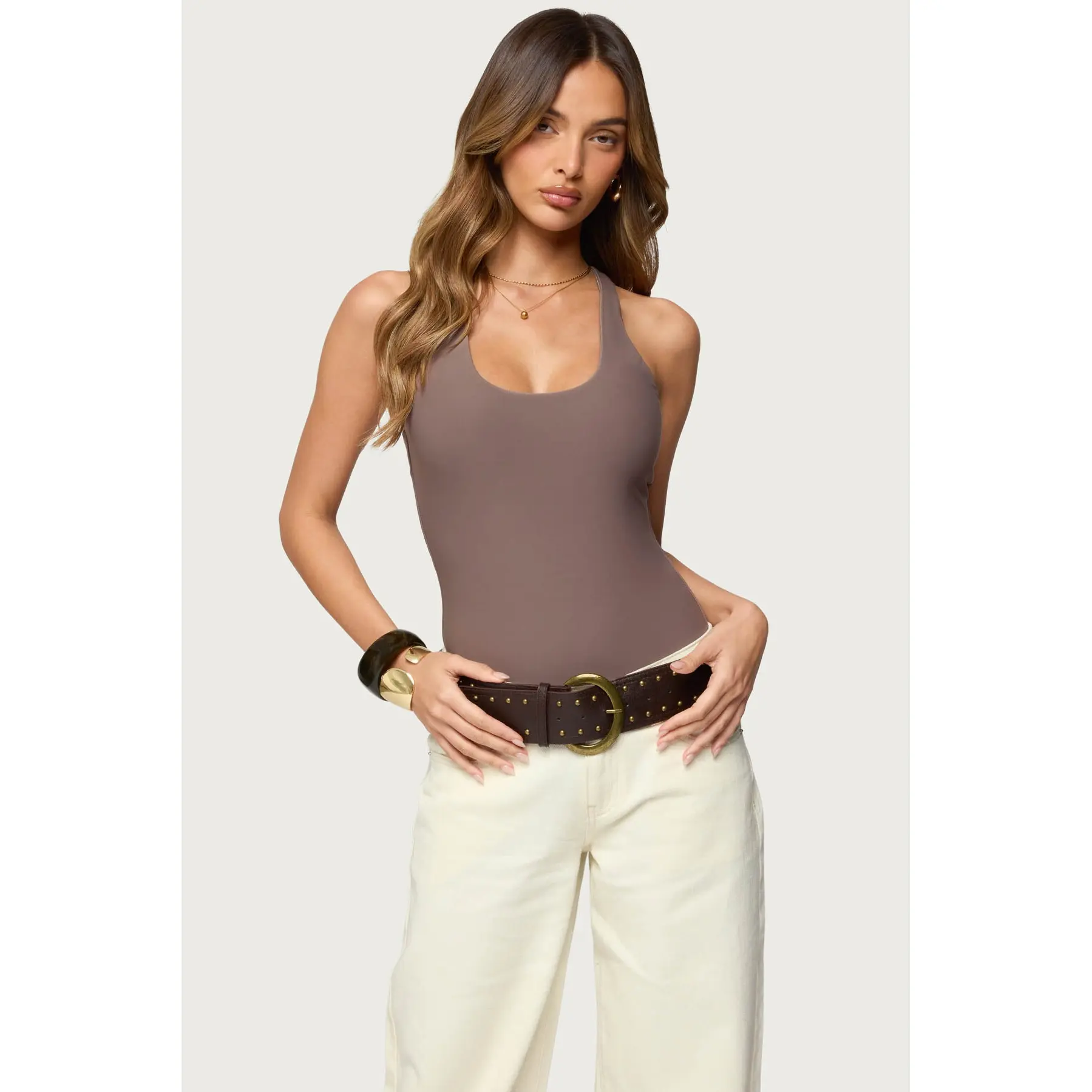 Svana Scoop Neck Bodysuit