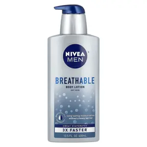 Nivea Men, Breathable Body Lotion, 13.5 fl oz (400 ml)