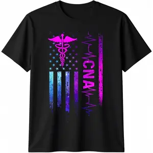 100% cotton CNA Job Certified Nursing Assistant T-Shirt