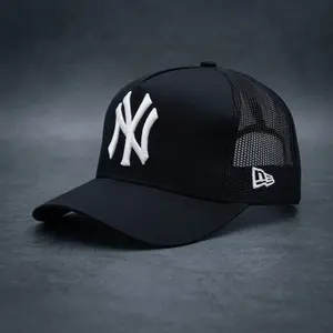 New Era Snapback Cap Athletic Streetwear Movement Stiff Buckram Front Panel Pre Bowed Brim Ventilation Interlaced Rear Gear
