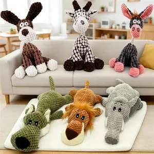Dog Squeaky Toys No Stuffing 6 Pack Dog Toys Crinkle Dog Toys for Small Dogs Durable Dog C