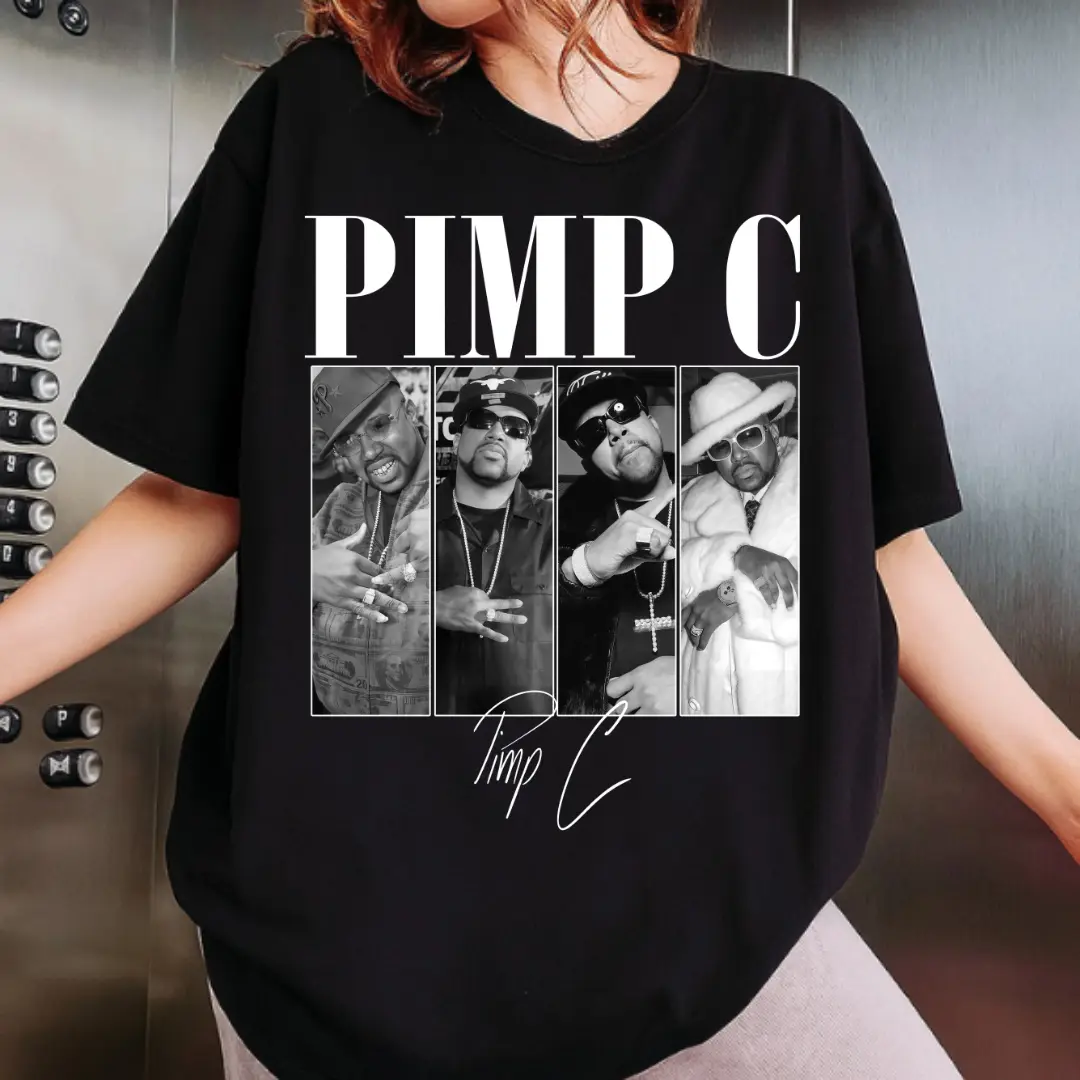 Vintage Pimp C Rapper Legend Shirt, Unisex Shirt, Gift For Fan, For Men, For Women, Full Size, Full Color