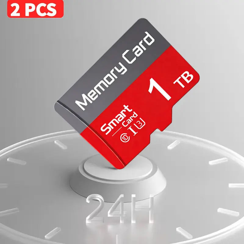 2 Pack Set SD Memory Card for Dash Cams, 1TB MicroSDXC Card for Mobile Phones, Durable Micro TF SD Cards for Car Audio, Micro SD Card & SD Card for Surveillance Cameras and PC Storage Memory Card Bundle High Endurance Micro Sd Card