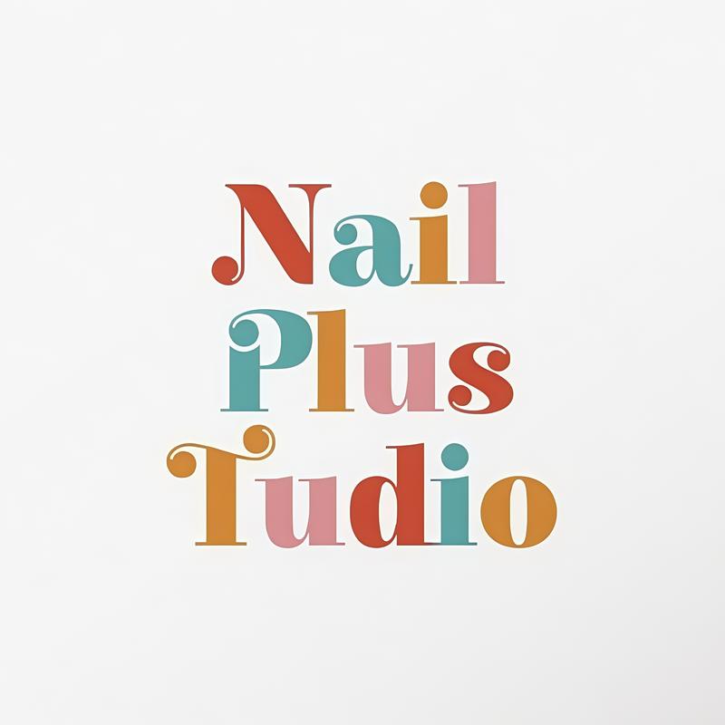 Nail Plus Handmade Retro Geometric Press On Nails, 10PCS Long Almond Acrylic Nails with White Blue Tortoise Shell Design & Gold Bead Rings, Reusable Nude Base Minimalist Nail Art Set for Women, Chic DIY Stick On Nails, Salon Quality