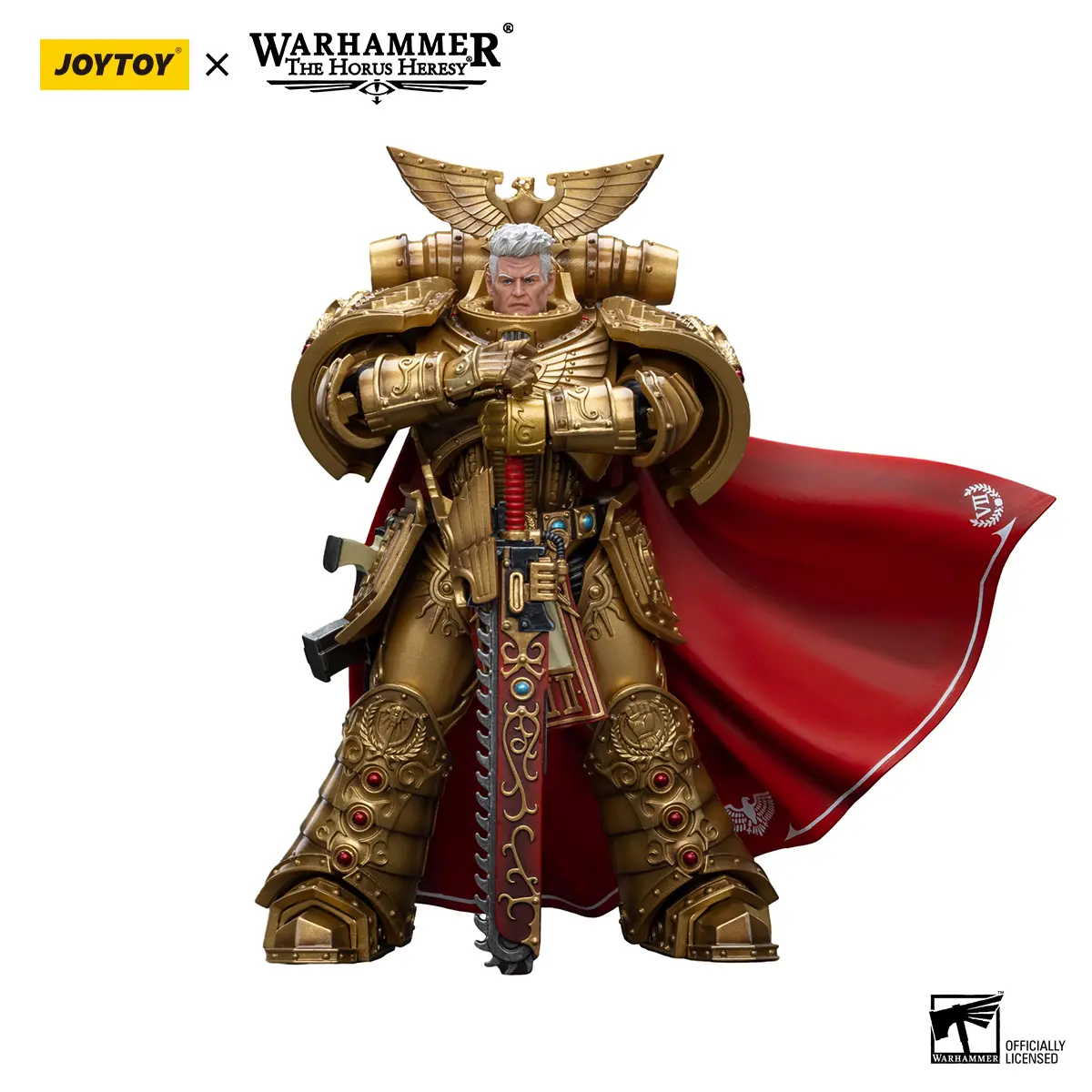 JOYTOY 1/18 Action Figure - Imperial Fists Rogal Dorn, Primarch of the Vllth Legion JT8865 - Collectible Figurines, Figurine Collectibles