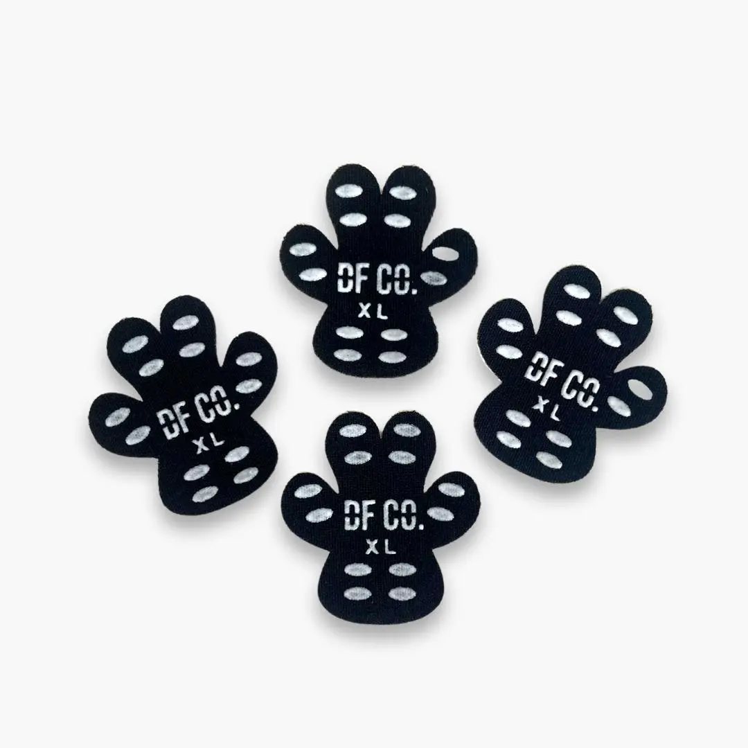 Dog Friendly Co. Dog Paw Pad Protectors - Anti-Slip Grip Pads for Hot Pavement & Rough Terrain, No Mess, Skin friendly, Sizes S to XXL