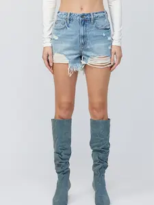 Sofie Denim Mom Shorts