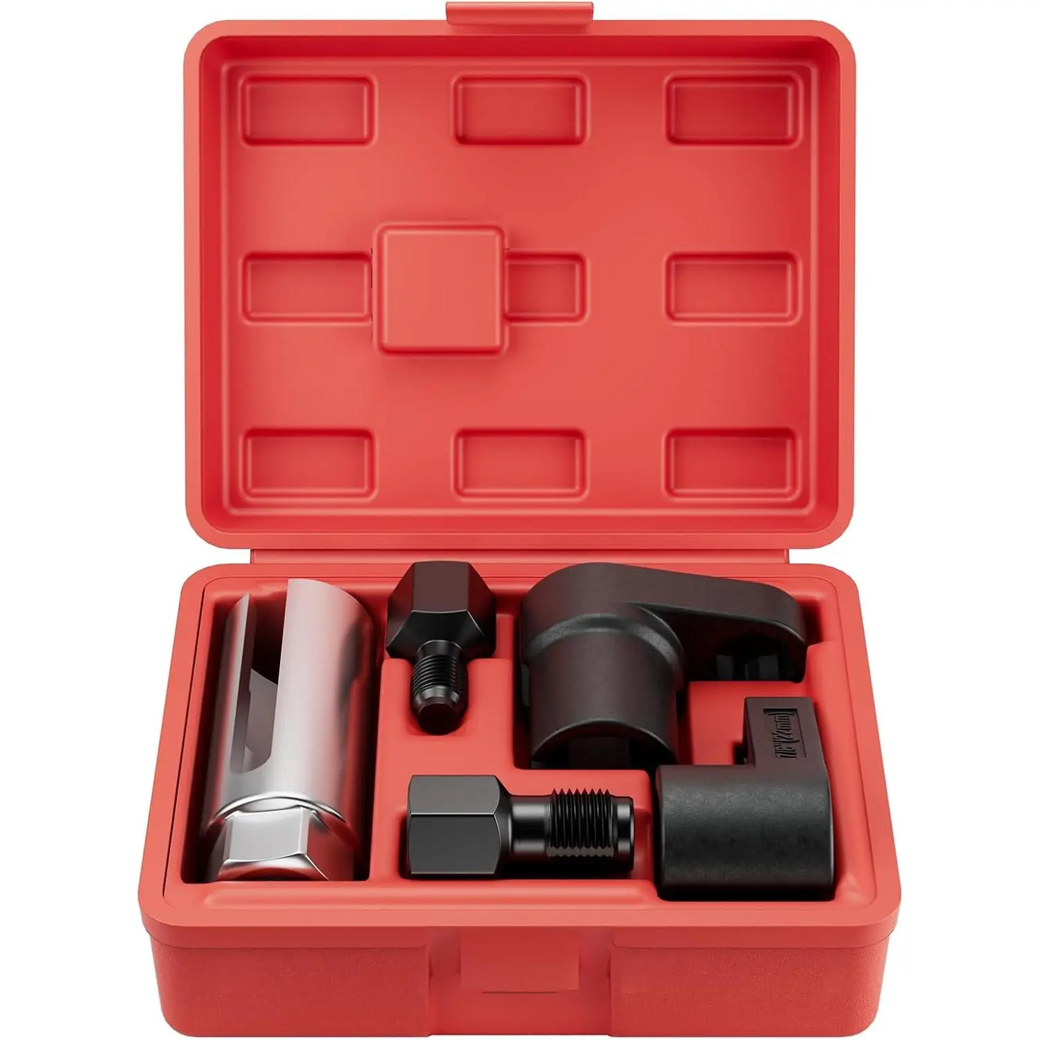 5PCS Oxygen Sensor Socket Removal Tool Wrench and Thread Chaser Set O2 Oxygen Sensor Socket Set Automotive Oxygen Sensor Removers for Removing and Install Oxygen Sensors Hex Vacuum Switches