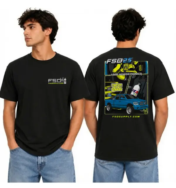 Cool FSD25 1000 Horsepower Nitrous Truck T-Shirt, Sweater, Hoodie, Neon Racing Graphic Bold Street Performance Design, Trending Car Guy Tee, High Horsepower Diesel Truck Shirt, Perfect Gift For Men and Women, Truck Enthusiasts, Racers