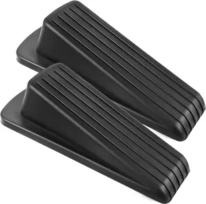 2 Pack Premium Rubber Door Stoppers for Bottom of Door Security Rubber, Door Stopper 2 Pack Premium Rubber Door Stoppers for Bottom of Door Security Rubber, Door Stopper