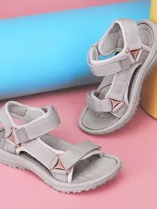 Casual Neutral Sandals, Durable Adjustable Straps, Comfortable for All-Day Walking, Sporty Style, Eva Sole, Colorblock Pattern