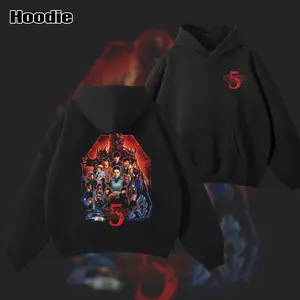 Stranger Things 5 Washed TShirt Hoodie Sweater Netflix series Vers Menswear Gift for movie fans Top Apparel Classic Oversized Seamless Simple Straight Man Clothes Cotton designer shirts hoodie