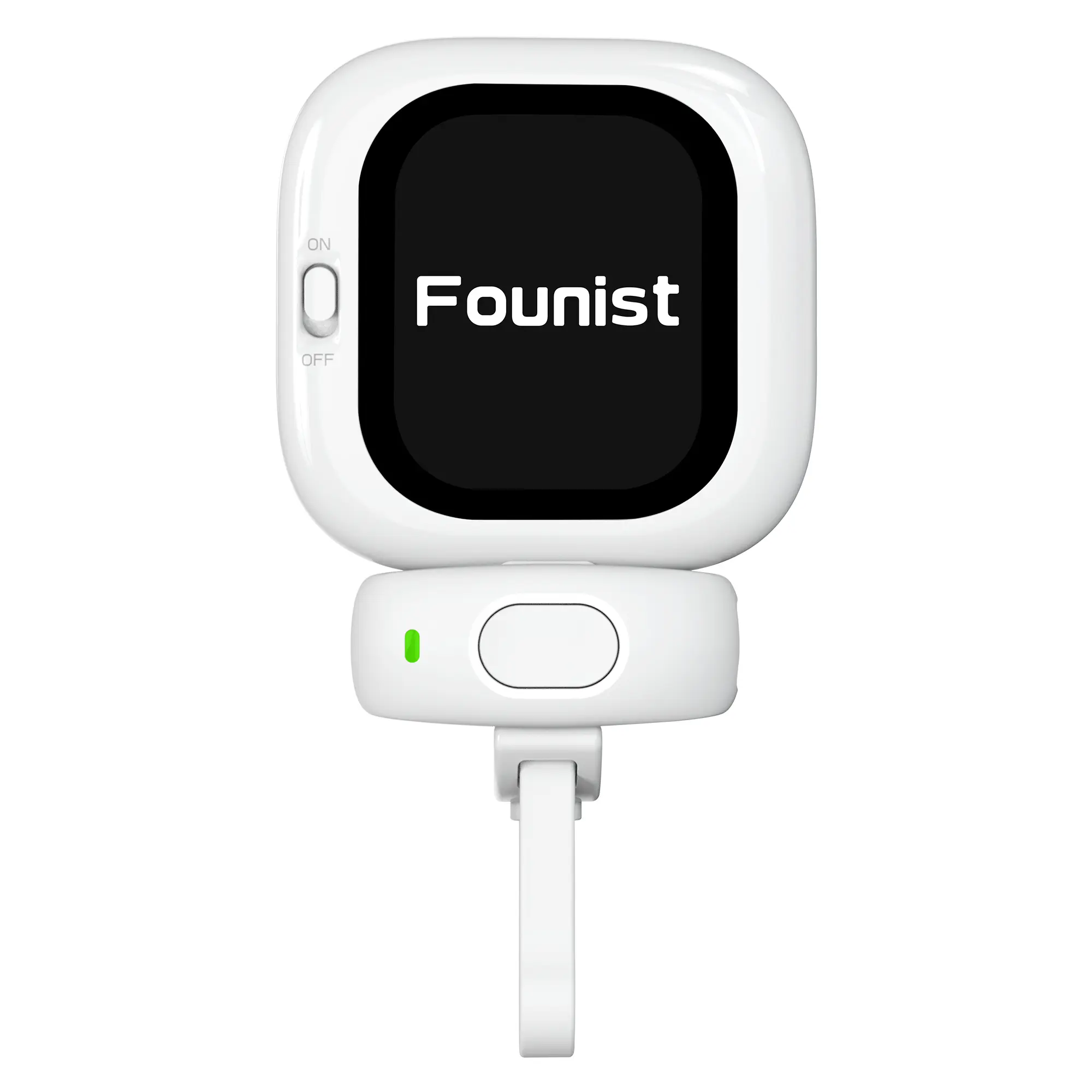 FOUNIST Vlogmate Mini for iPhone 5-17, 1080P/2K Magnetic Plug-and