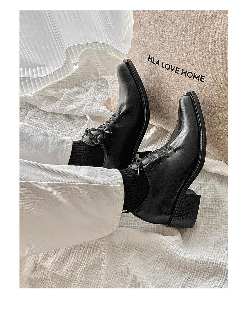 New 2026 British vintage lace-up Derby shoes for men, 7 cm hidden height lift, casual and business formal styles, fashionable leather dress shoes