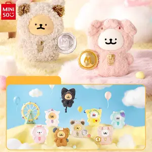 Miniso Maltese My Good Friend Series Vinyl Plush Blind Box Adorable Puppy Shaping With Soft Touch Texture Perfect Desktop Ornament Trendy Collection And Cute Gift For Girls
