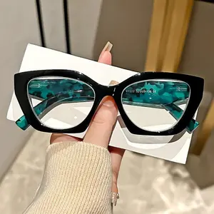 Vintage Cat Eye Reading Glasses For Women, PC Frame And Lenses, Clear Vision Computer Glasses/