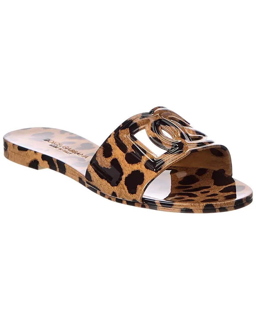 Dolce & Gabbana DG Logo Rubber Sandal