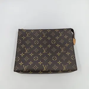 Pre-owned Louis Vuitton Canvas Small Leather Goods Monogram Toiletry Bag 26 Pouch B00149 B00150 B00151 NO2