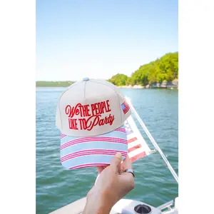 We the People like to Party - Americana Stripe Hat
