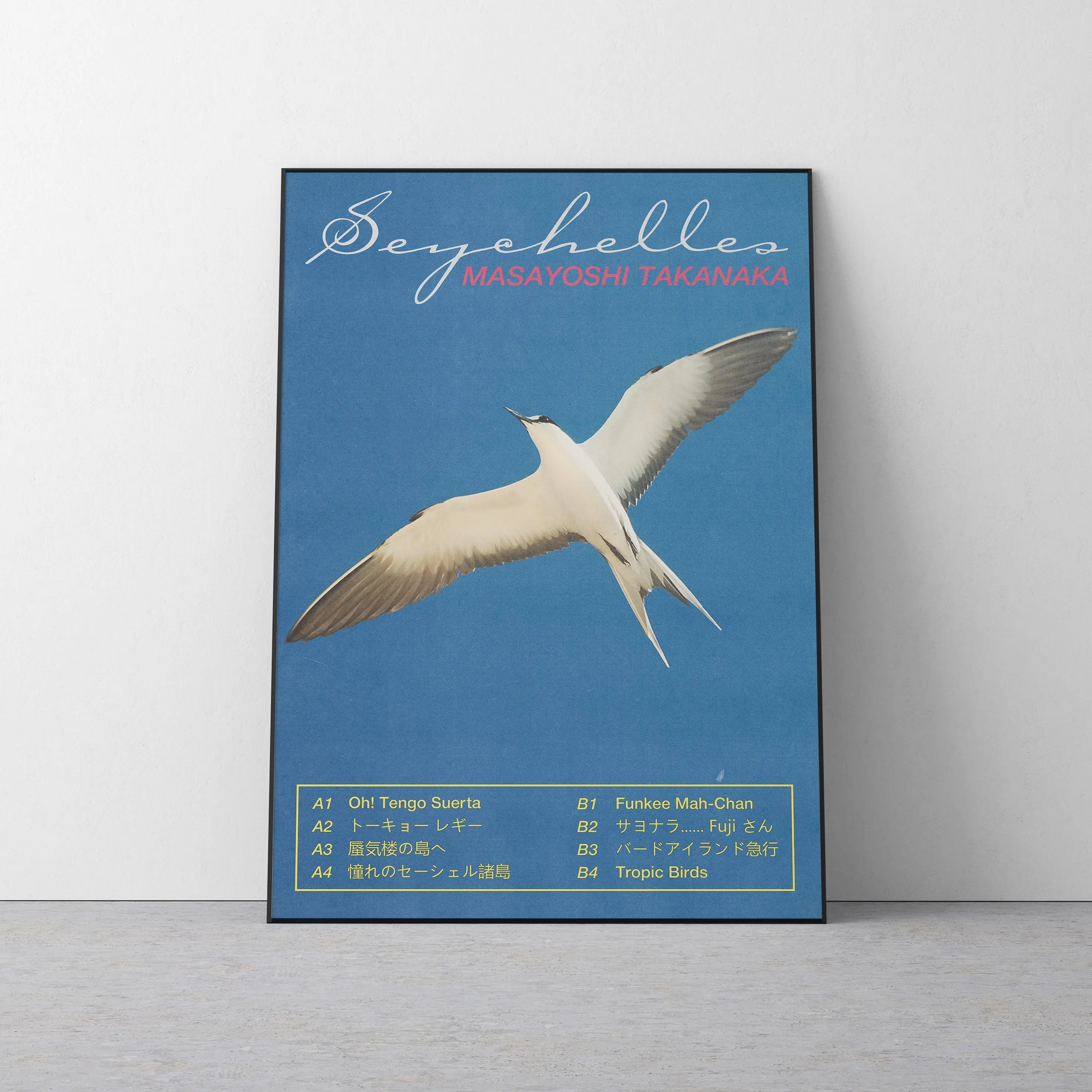 [Sale Up To 50%][No frame, Free Ship] Masayoshi Takanaka Seychelles Poster Retro Japanese City Pop Wall Art