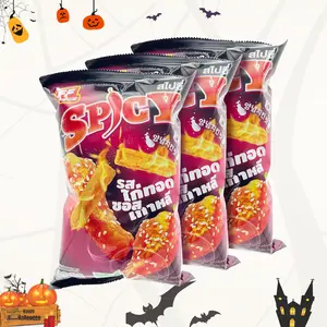 FF Snack Spicy Korean Sauce Fried Chicken Flavor Korean Chicken Fried Spicy Chip Crispy 58g Pack
