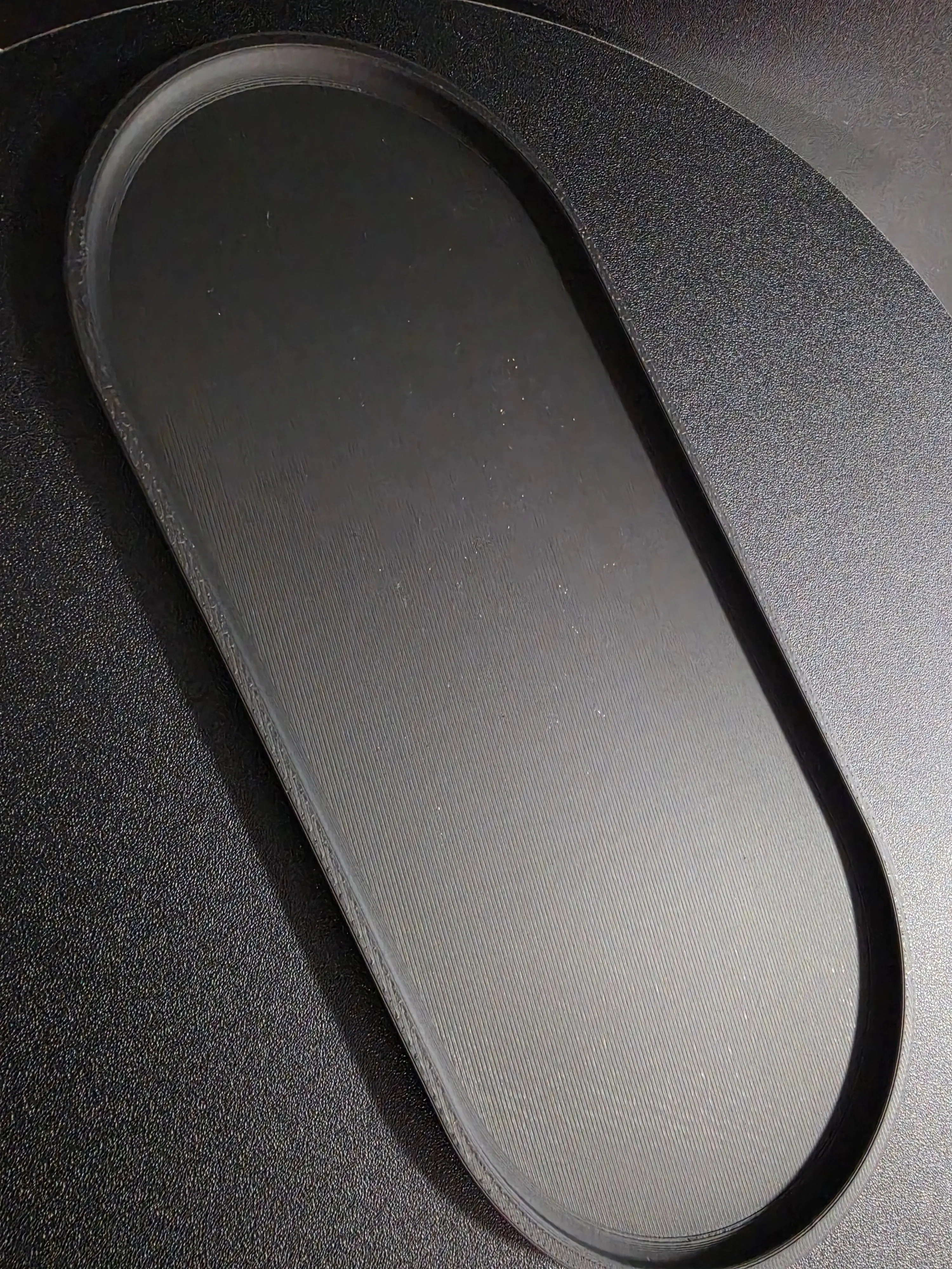 Sculptural Oval Display Tray