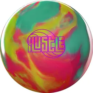 Roto Grip Hustle Glow Bowling Ball - Mint/Fuchsia/Lemon