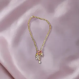 LIVE ONLY Build Your Own Charm Necklace Chain with Gold or Silver Style Chains & Assorted Charms, Includes Additional Cost for Extra Charms