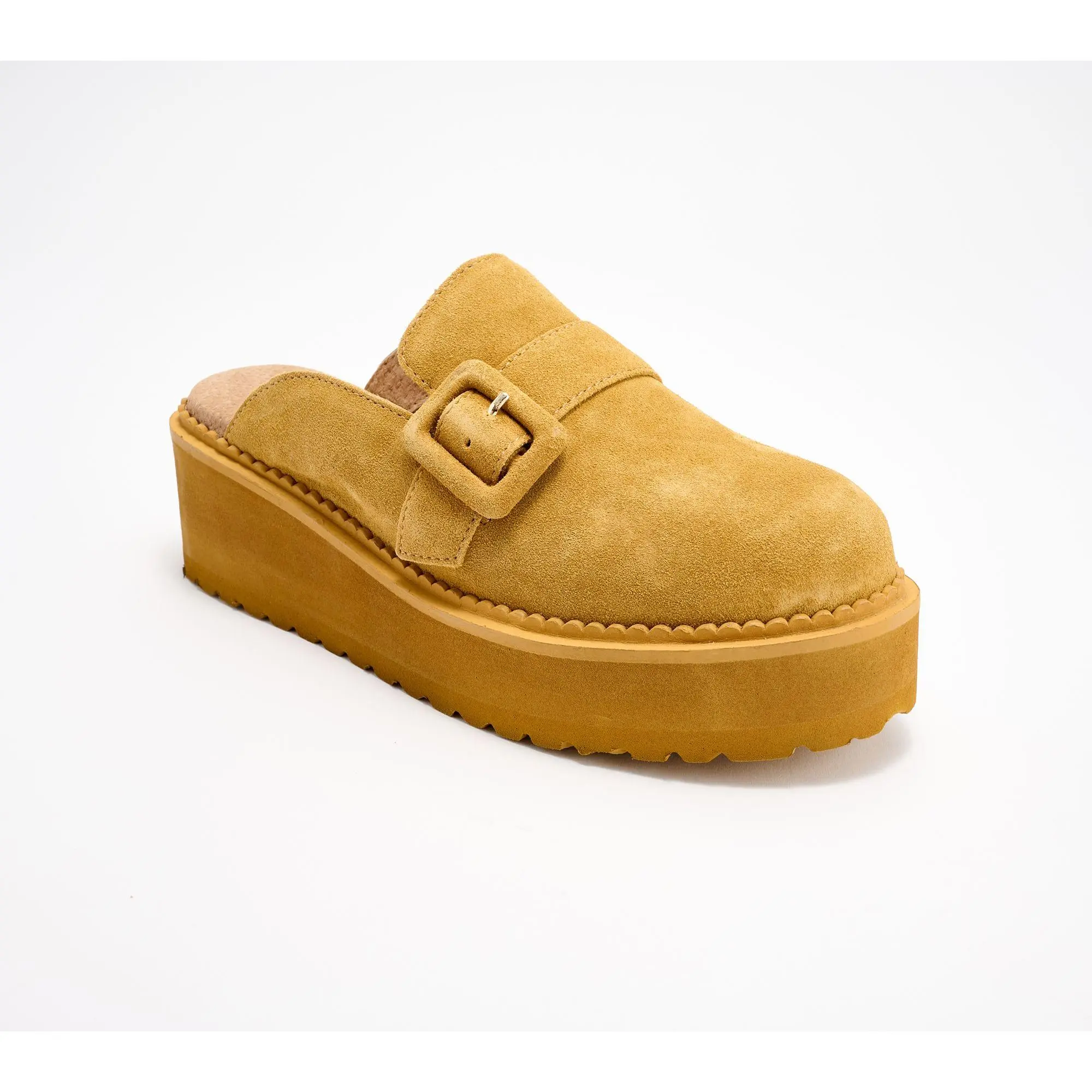 Seychelles Suede Buckle Mules- Come Together