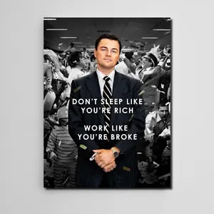 The Wolf of Wall Street Movie Poster No Frame, Minimalist Poster, Vintage Movie, Retro Poster, Wall Art, Home Decor, Movie Art