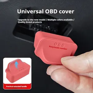 OBD Port Cover Silicone Protective Cap Dustproof Waterproof Seal for Car Computer Diagnostic Interface Interior Accessories Auto Modification