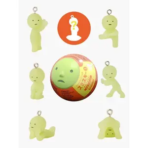 Sonny Angel Smiski Strap Accessory - Series 2, Glow in The Dark Charm Accessory (1) Assorted Sealed Blind Box Original Mini Figure Glow-In-The-Dark Doll