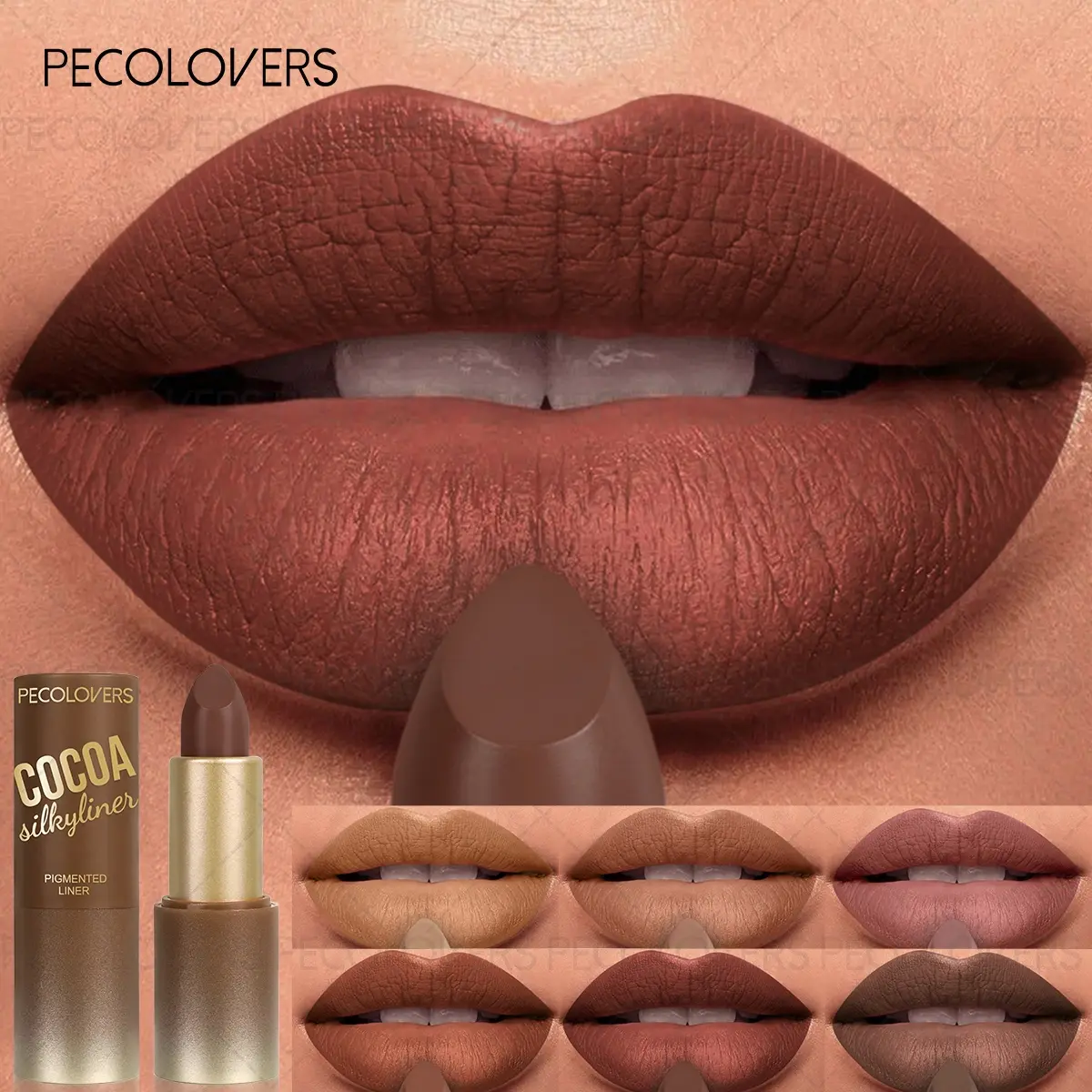 Velvet Matte Lipstick - Long-Lasting Hydration, Luxurious Feel, Creamy Silky Moisturizing Nude Lipstick for Women, All Light Beige Types, Wedding & Music Festival