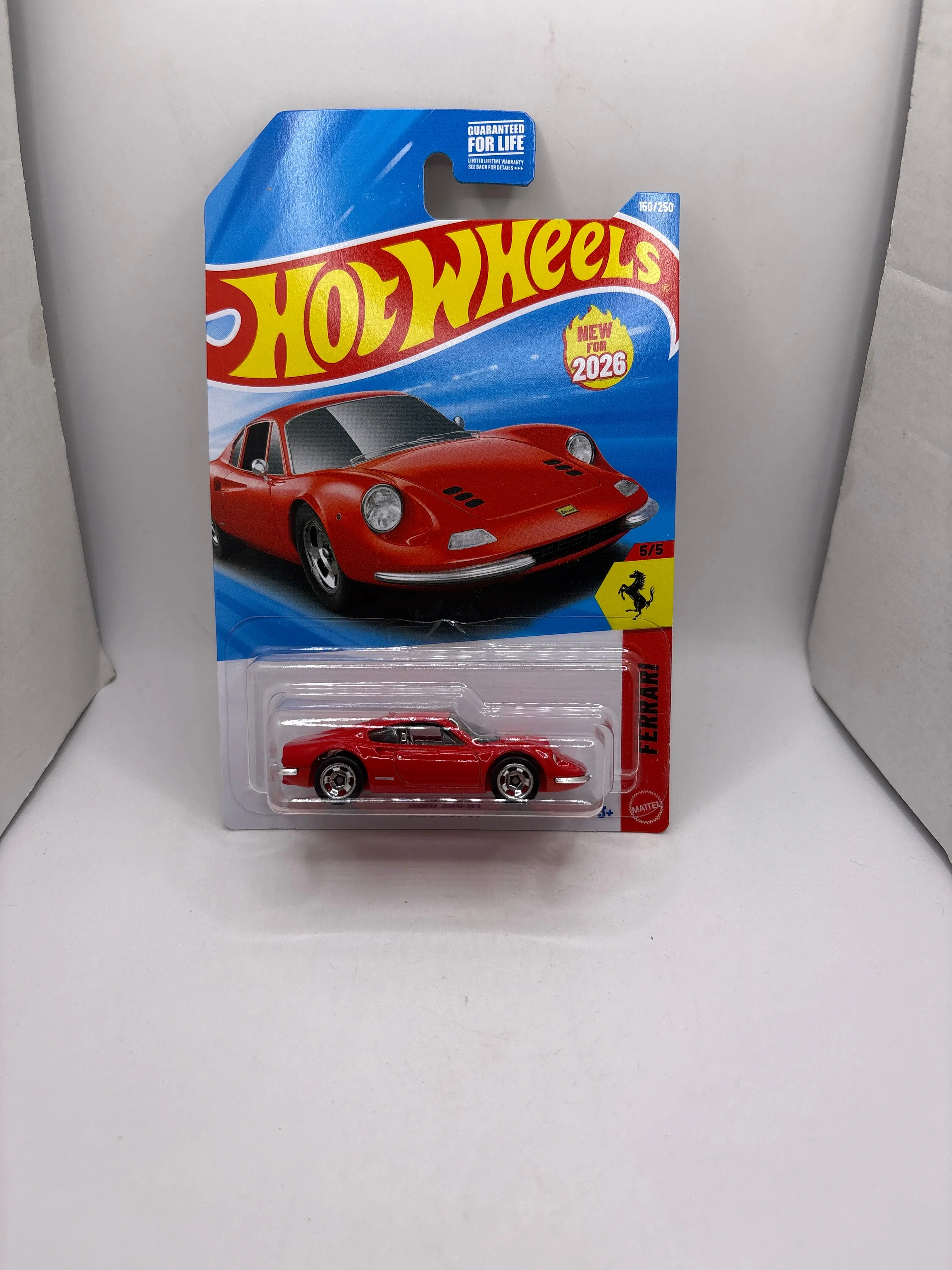 Hot Wheels Dino 206 GT Diecast red