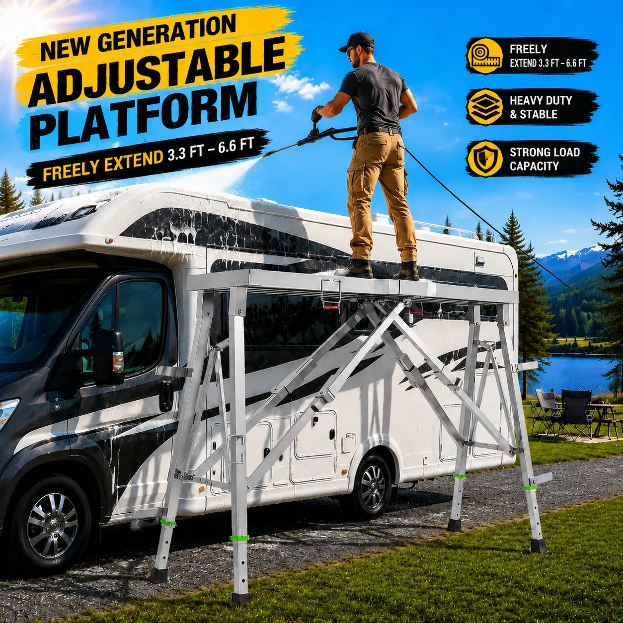 2nd Gen Adjustable Work Platform 2nd Gen Adjustable Work Platform